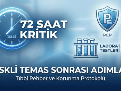 Riskli cinsel ilişki sonrası 72 saat kritik müdahale ve test takvimi rehberi görseli