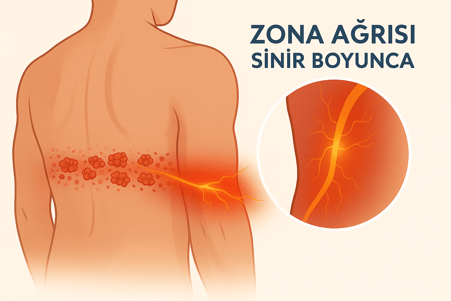 Zona Hastalığı ve Cilt Döküntüsü Temsili Görsel